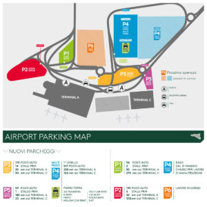 Mappa Parcheggi aeroporto